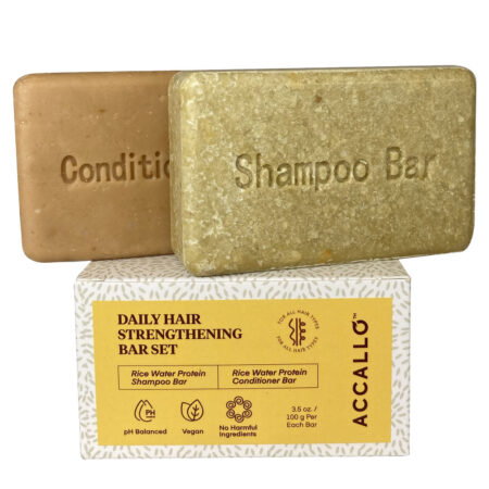 Bar Shampoo And Conditioner For Hair: Rice Water Shampoo Bar- Conditioner Bar- Rice Water Shampoo And Conditioner