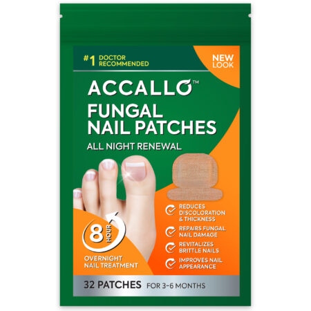 Treatment Extra Strength: Nail Fungus Patches for Toenail - Toenail Fungus Treatment - Nail Fungus Treatment for Toenail - 8-Hour Nighttime Renewal Fungal Nail Patches (32 Patches)